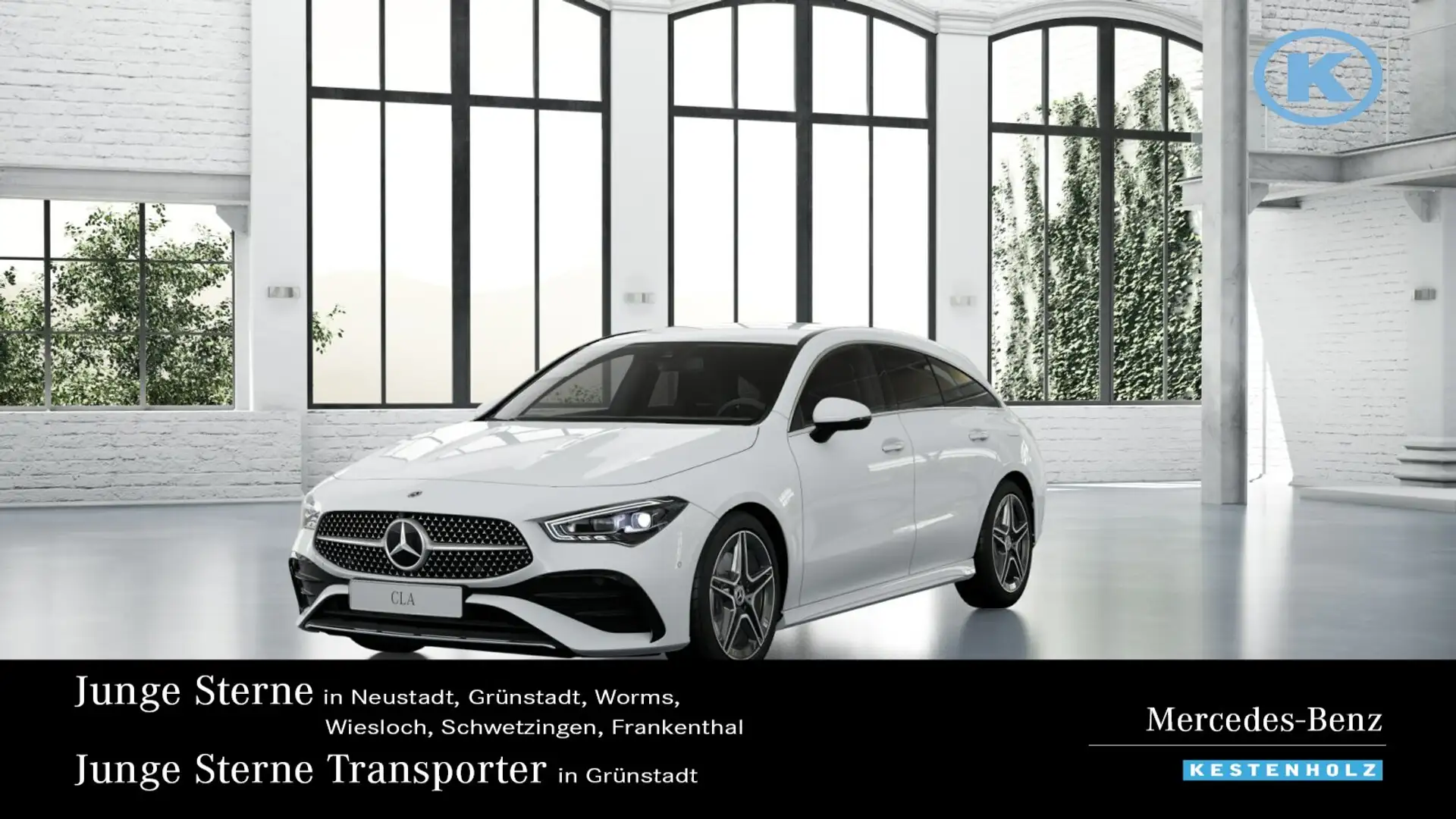 Mercedes-Benz CLA 200 CLA 200 SB AMG+AHK+DISTRO+360+KEYLESS+EASYP+MLED Weiß - 1