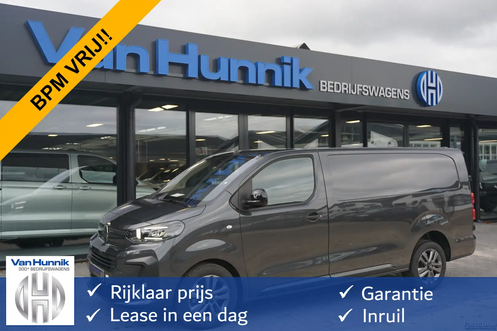 Citroen Jumpy 2.0D 180PK EAT8 Aut L3H1 BPM VRIJ!! LED, Navi, Cli Grijs - 1