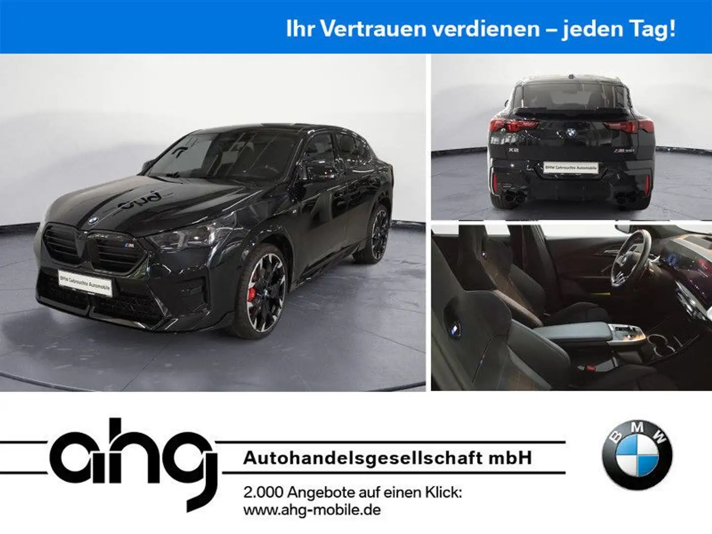 BMW X2 M35i xDrive Steptronic DCT Tempom.aktiv Panor Schwarz - 1