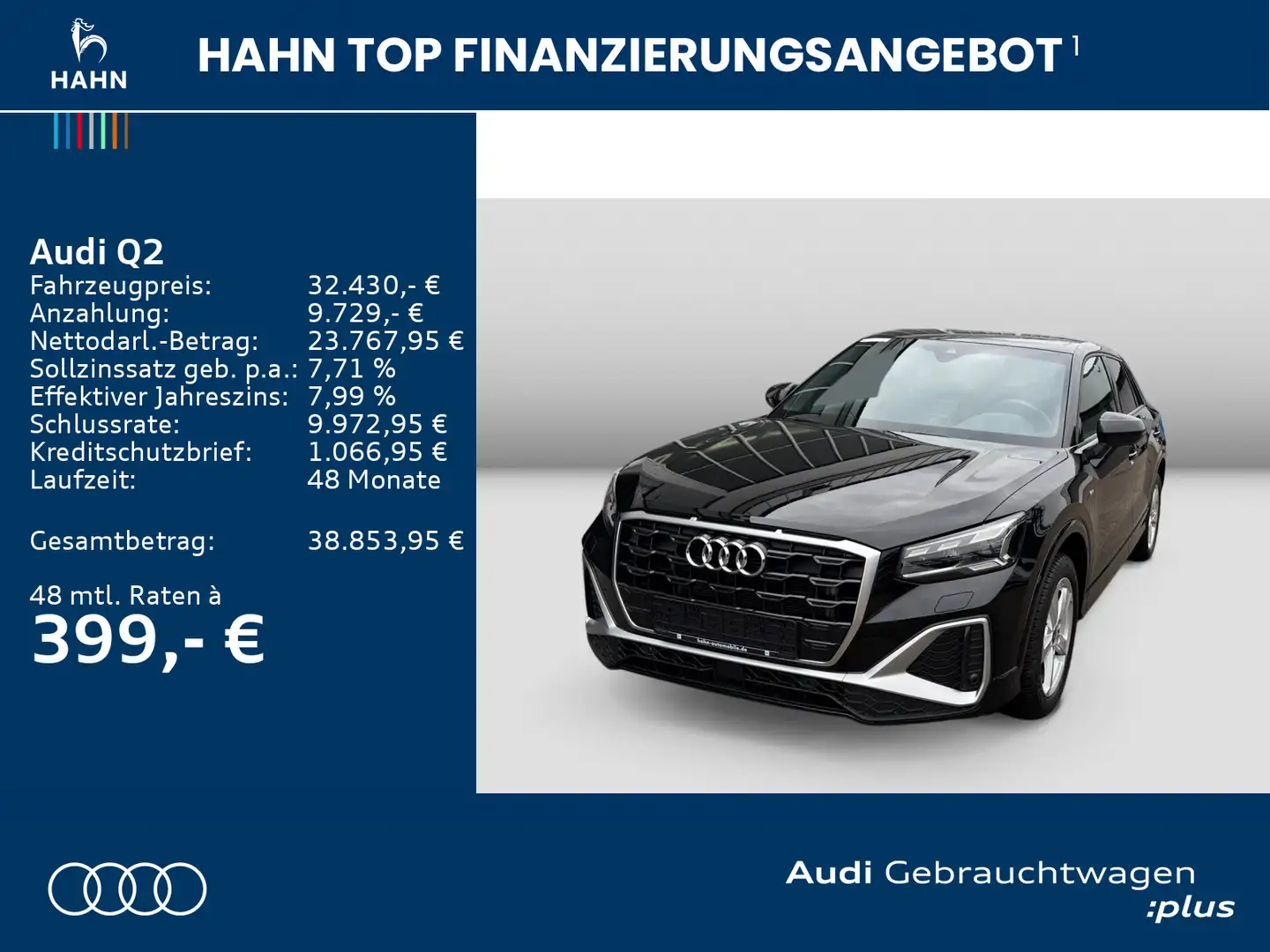 Audi Q2 35TFSI S-tronic S line Virtual Matrix CAM Nav Schwarz - 2