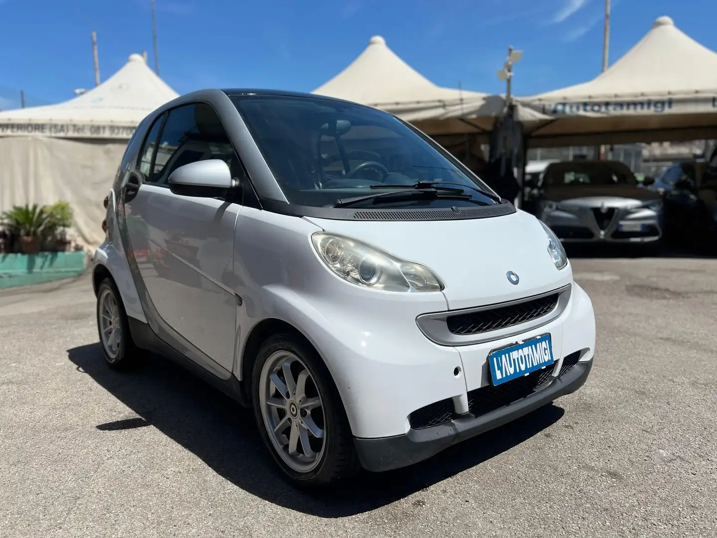 smart forTwo fortwo 1000 52 kW MHD coupé passion Blanc - 1
