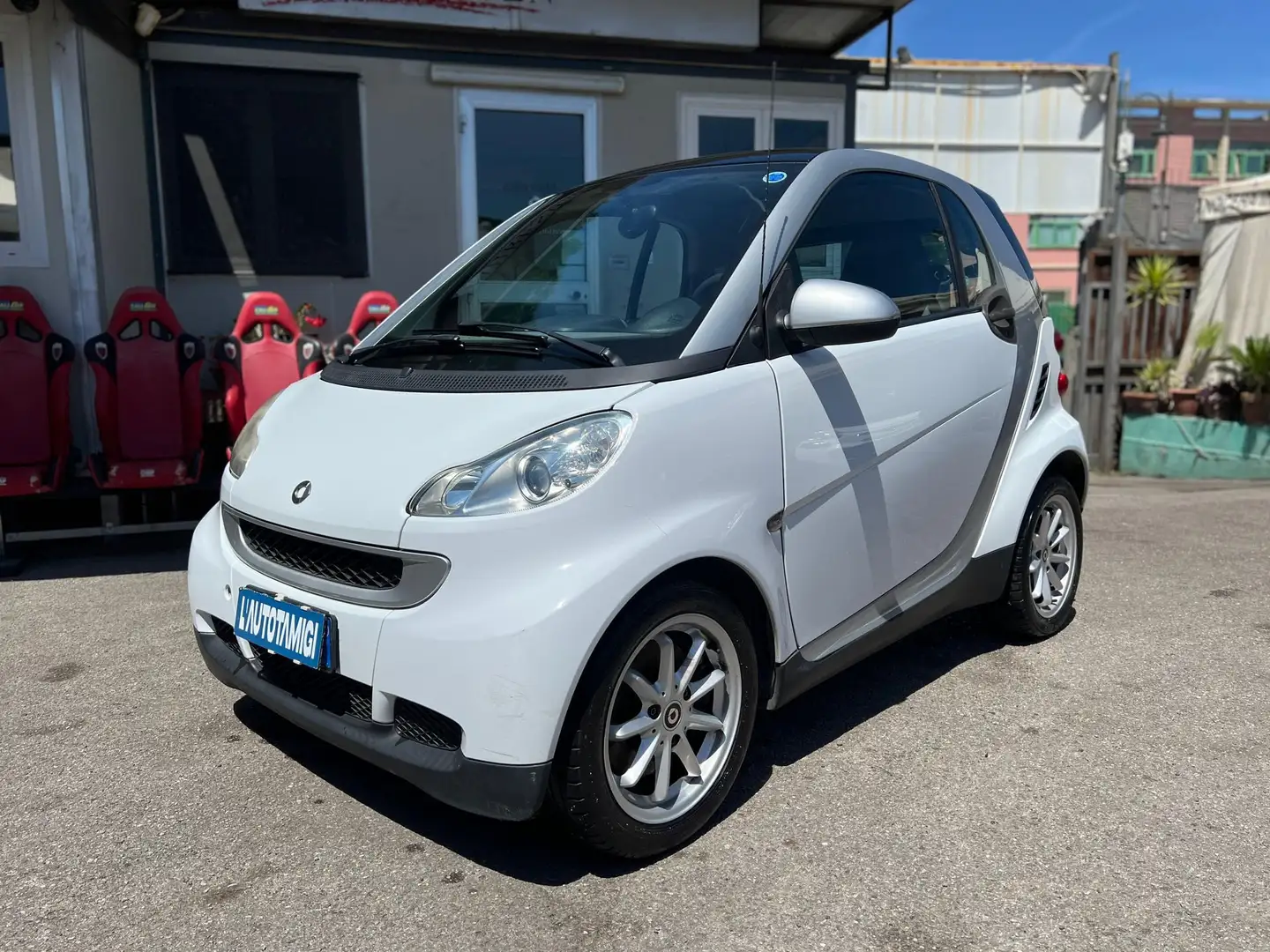 smart forTwo fortwo 1000 52 kW MHD coupé passion Blanc - 2