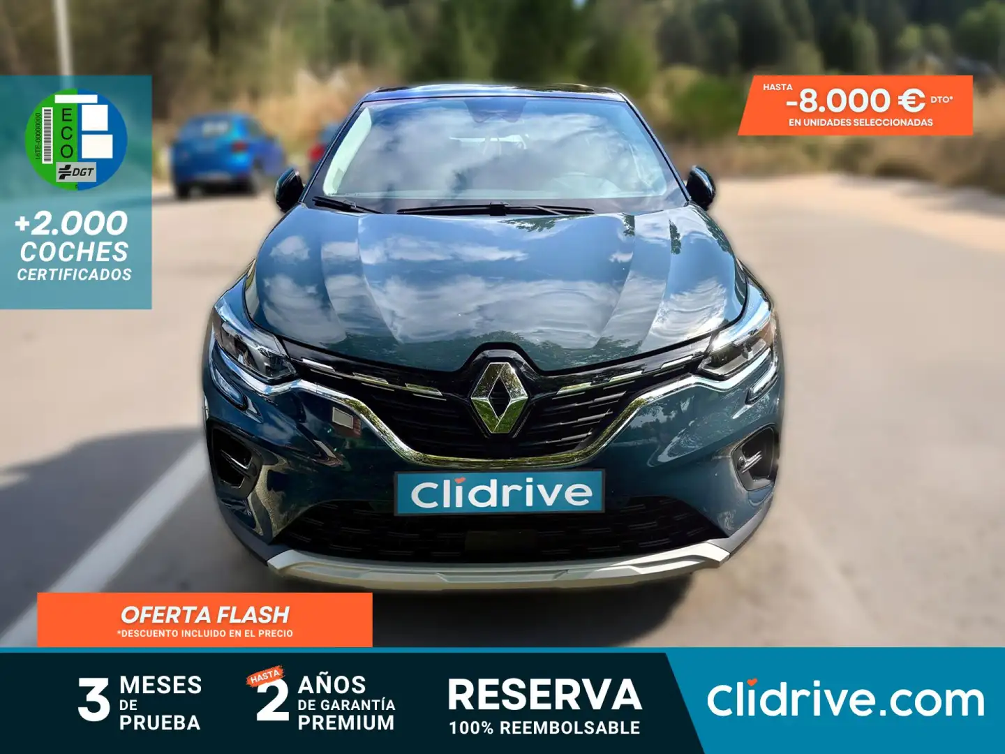 Renault Captur Zen E-TECH Híbrido enchufable 160cv Verde - 1