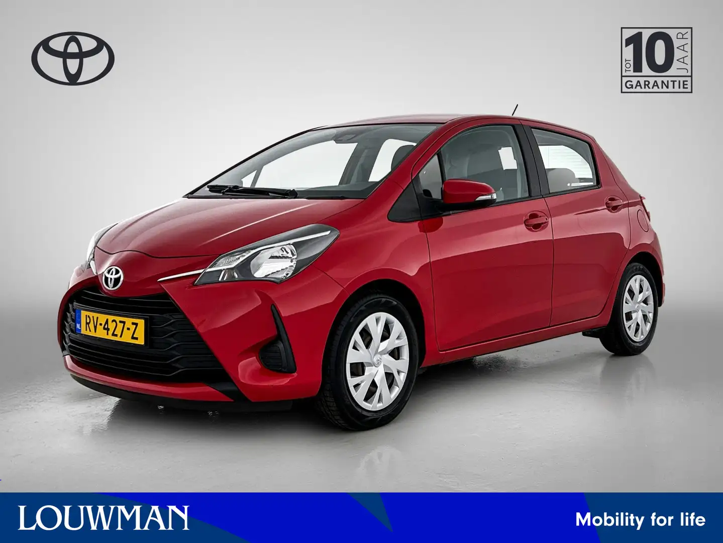 Toyota Yaris 1.0 VVT-i Comfort | Nederlandse Auto | Airco | Dea Rood - 1