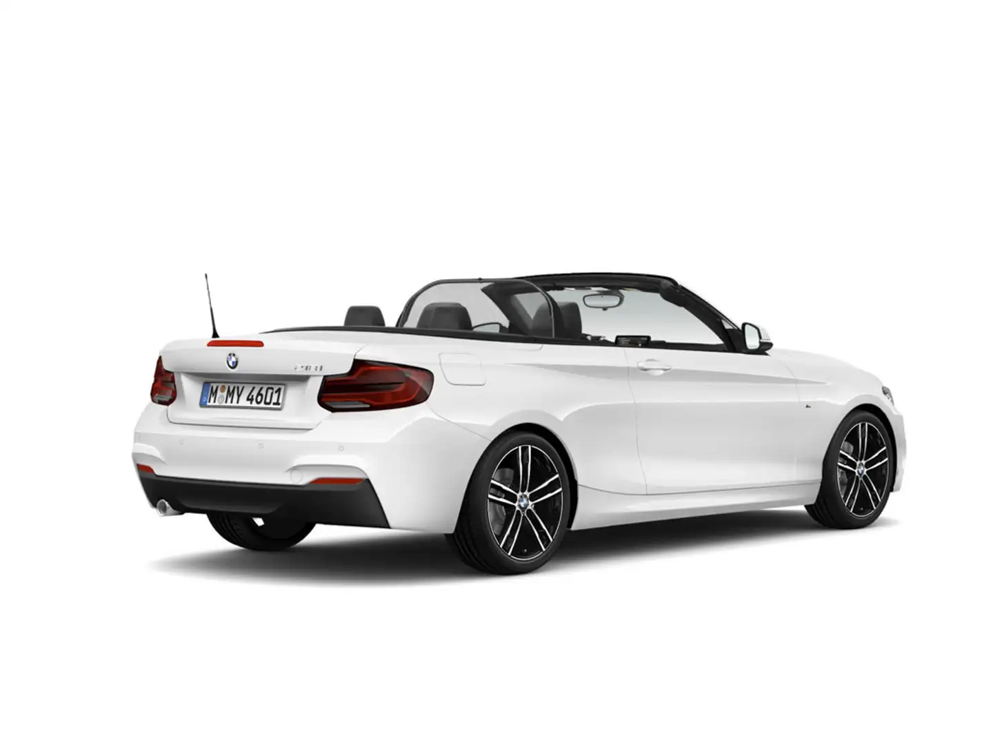 BMW 218 i Cabrio M-Sport FACEL. LED NAVI PDC KLIMA Blanc - 2