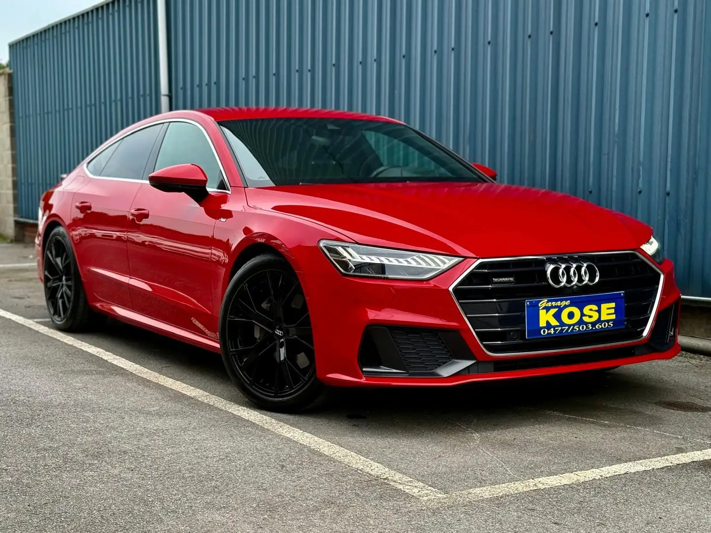 Audi A7 45TFSI 245 Quattro S COCKPIT SONO MATRIX 3X S-LINE Rood - 1