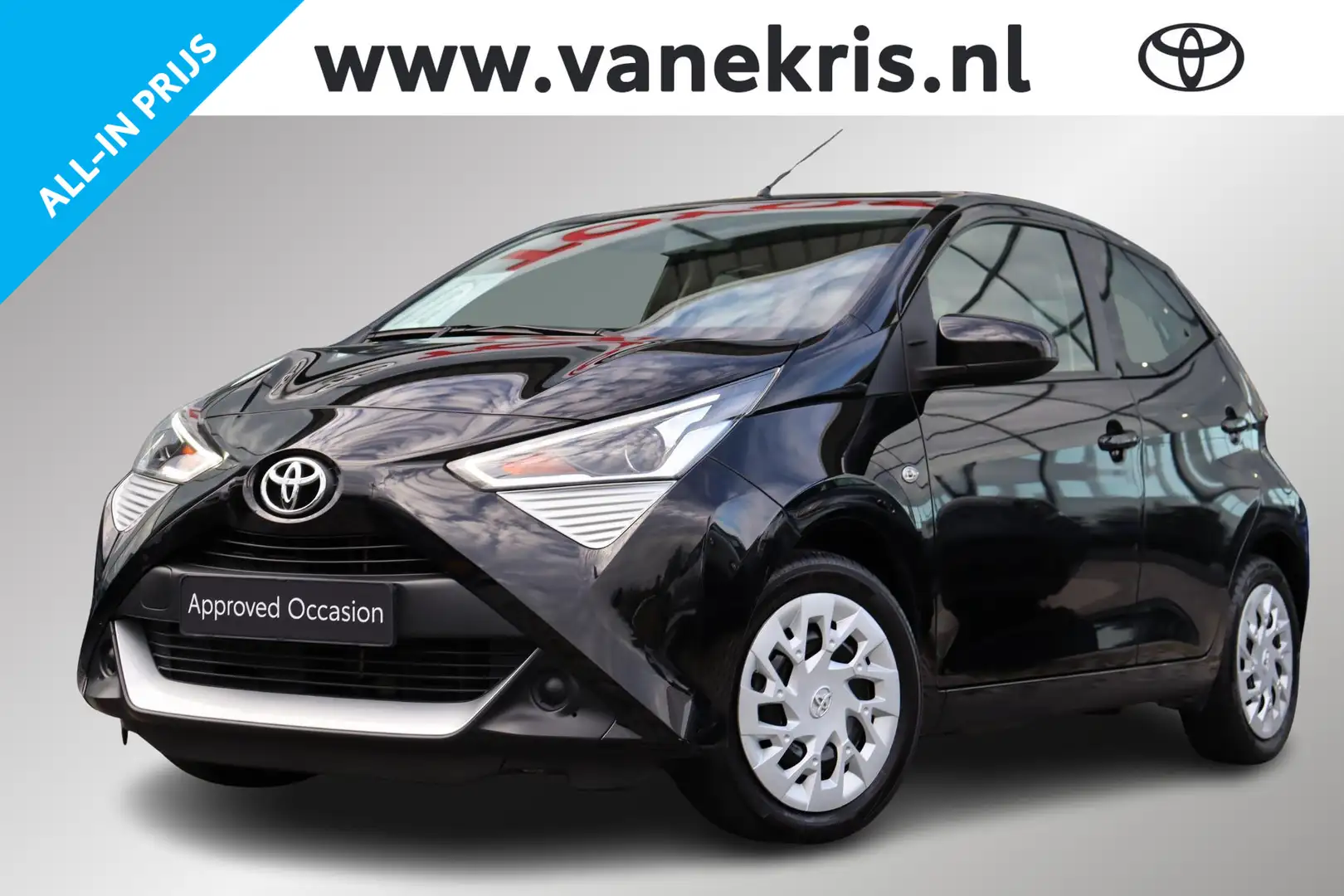 Toyota Aygo 1.0 VVT-i x-play , Parkeercamera, DAB Audio Zwart - 1