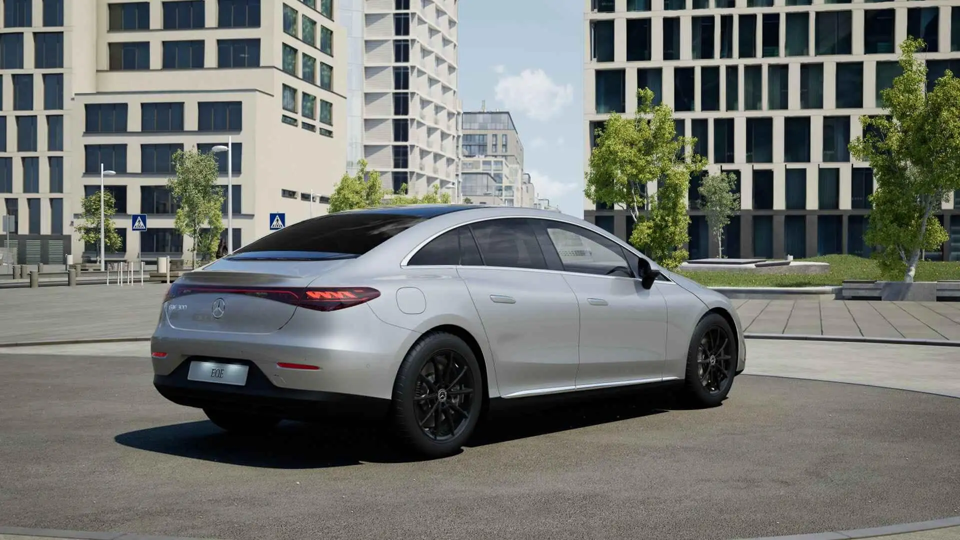 Mercedes-Benz EQE 300 Business Line 89 kWh | Panoramadak | Achteruitrijc Grijs - 2