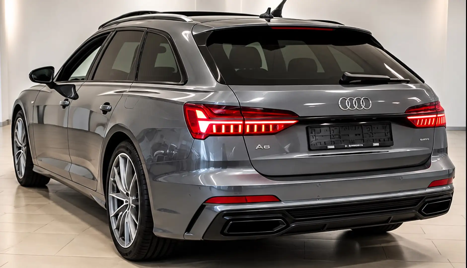 Audi A6 55 TFSI quattro S-Line Sport *Panoramadach*Black Edition*Bang&Olufsen* Grau - 2