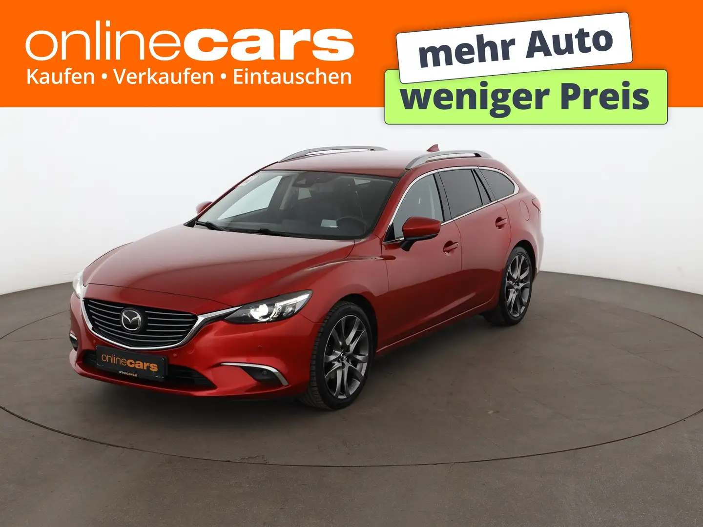 Mazda 6 Kombi 2.5 SKYACTIV-G Sports-Line Aut LED AHK Rot - 1