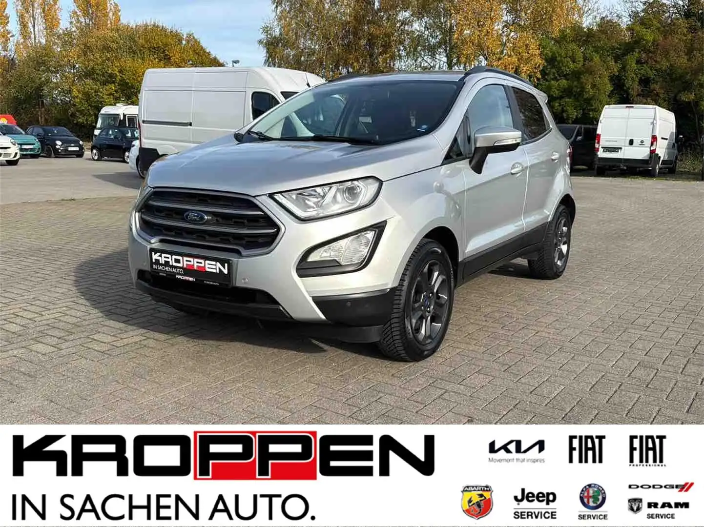 Ford EcoSport Cool & Connect Autom. AHK Navi Kamera 1.Hd. Argent - 1
