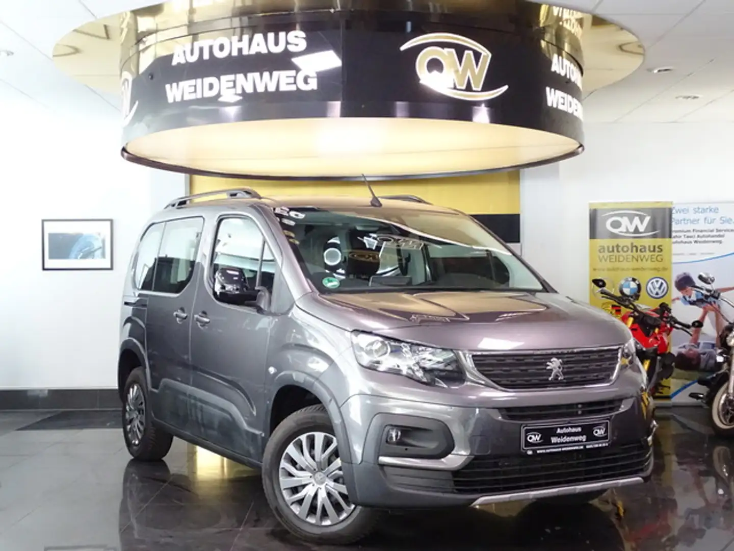 Peugeot Rifter Allure 1.5 HDI L1 Navi Cam Klima PDC Temp Grau - 1