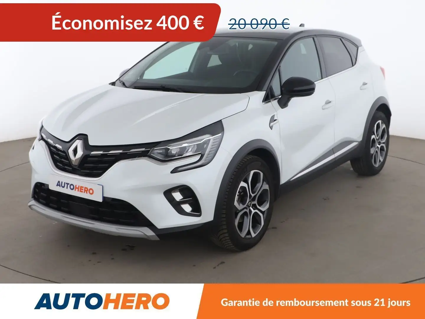 Renault Captur 1.3 TCe Intens EDC Blanc - 1