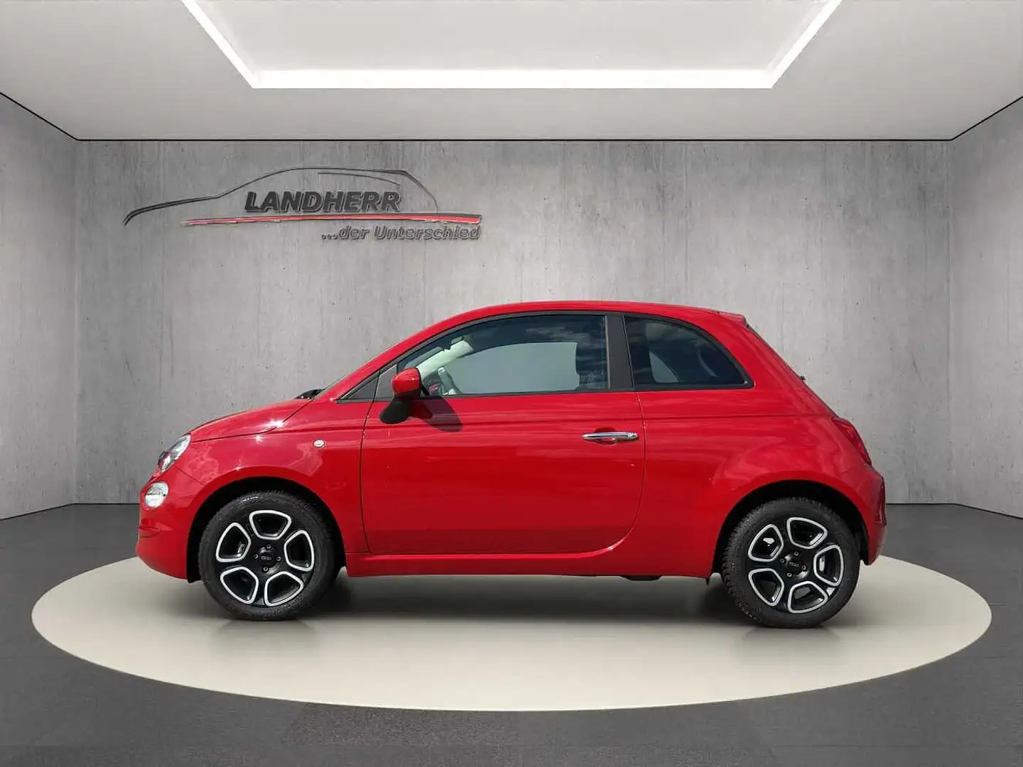 Fiat 500 Club//Klimaanlage/Bremsassistent Rot - 2