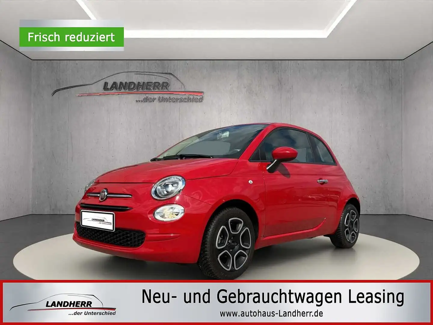 Fiat 500 Club//Klimaanlage/Bremsassistent Rosso - 1