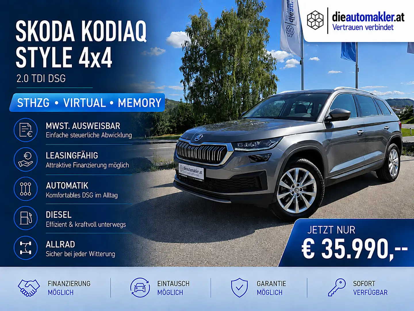 Skoda Kodiaq 2.0 TDI *VERKAUFT* Grau - 1