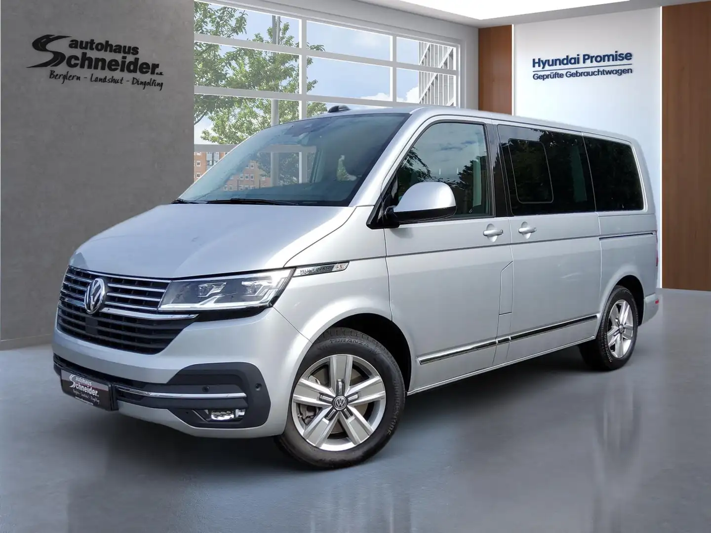 Volkswagen T6.1 Transporter T6.1 Multivan 2.0 TDI 7DSG HIGHLINE STHZ/AHK/LED/A Silber - 1