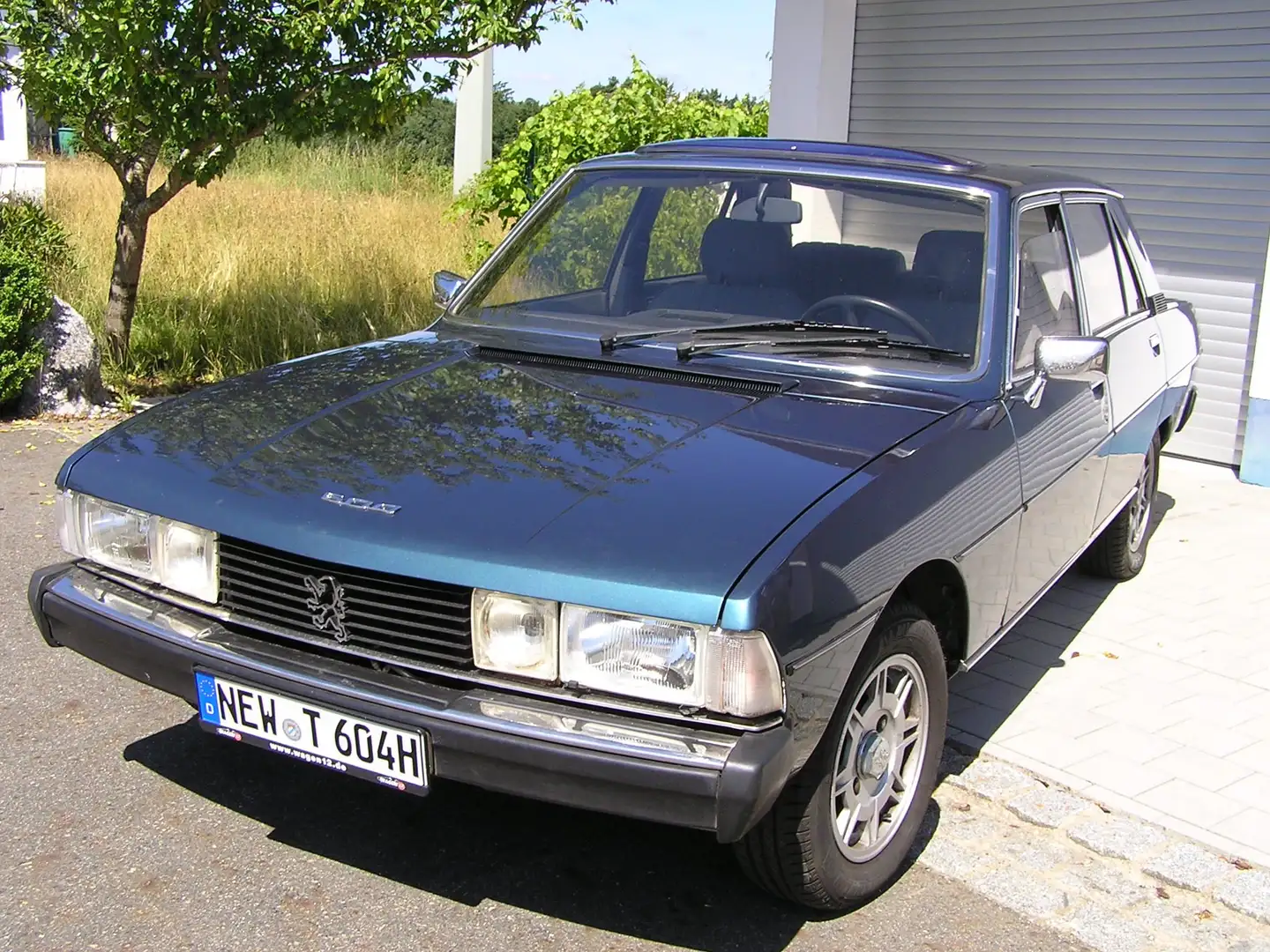 Peugeot 604 V6 Ti mit H-Zul. TÜV bis 6/27 Blauw - 2