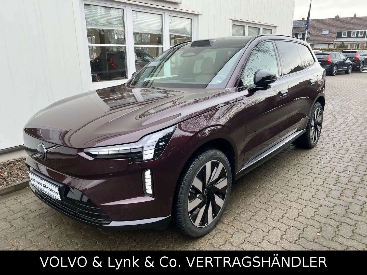 Volvo EX90 Ultra Pure Electric AWD AHK GARANTIE -31% Rouge - 1