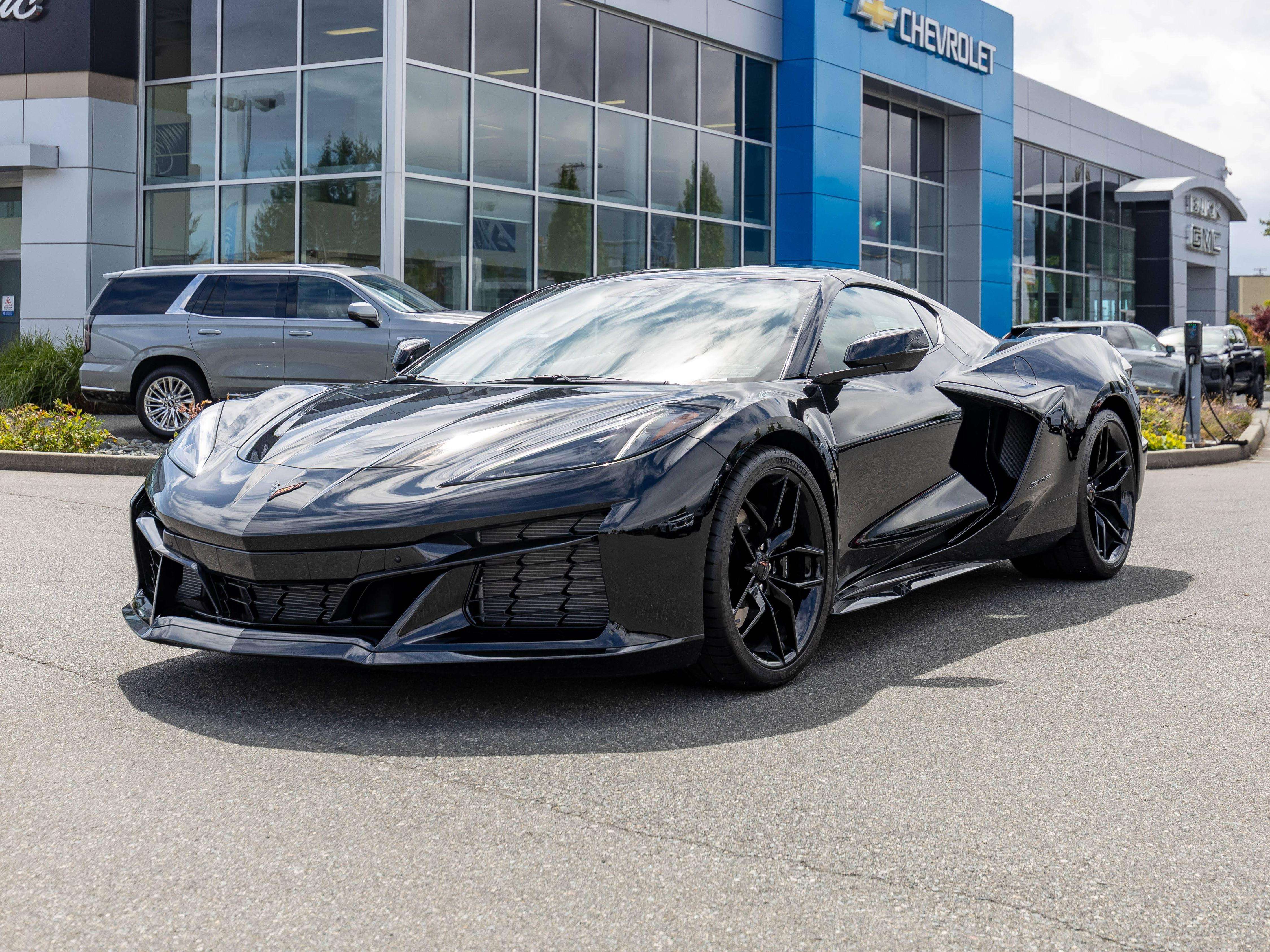 Black 2026 Chevrolet Corvette Coupe Rear-Wheel Drive Automatic