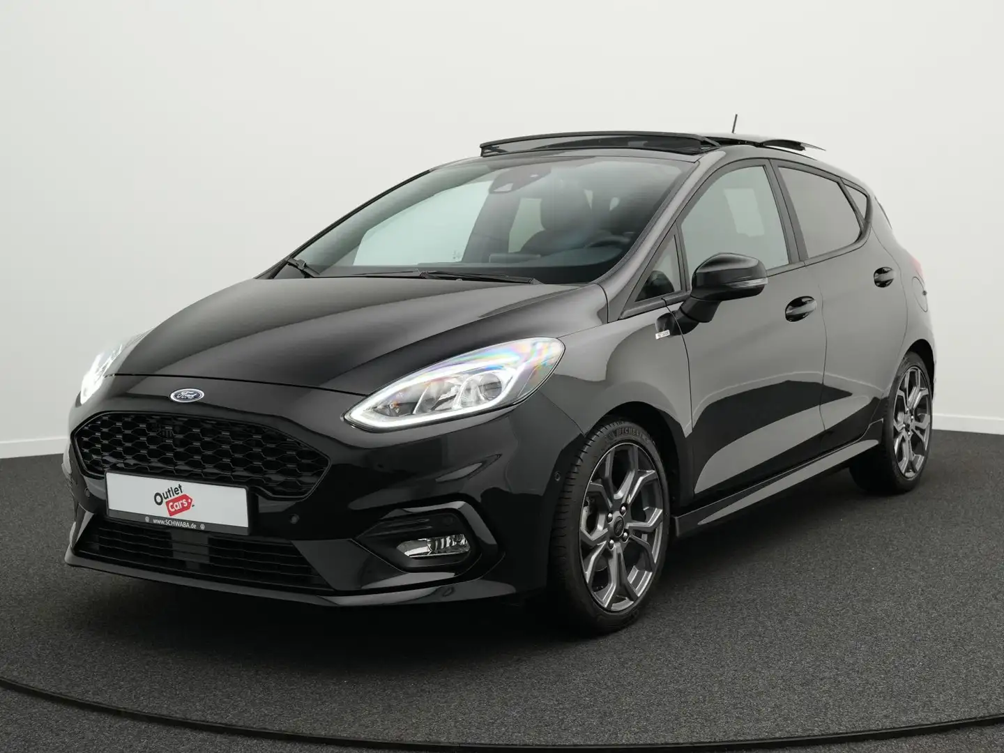 Ford Fiesta 1.0 EcoBoost ST-Line *PANO*ACC*R-KAM*17"* Noir - 2