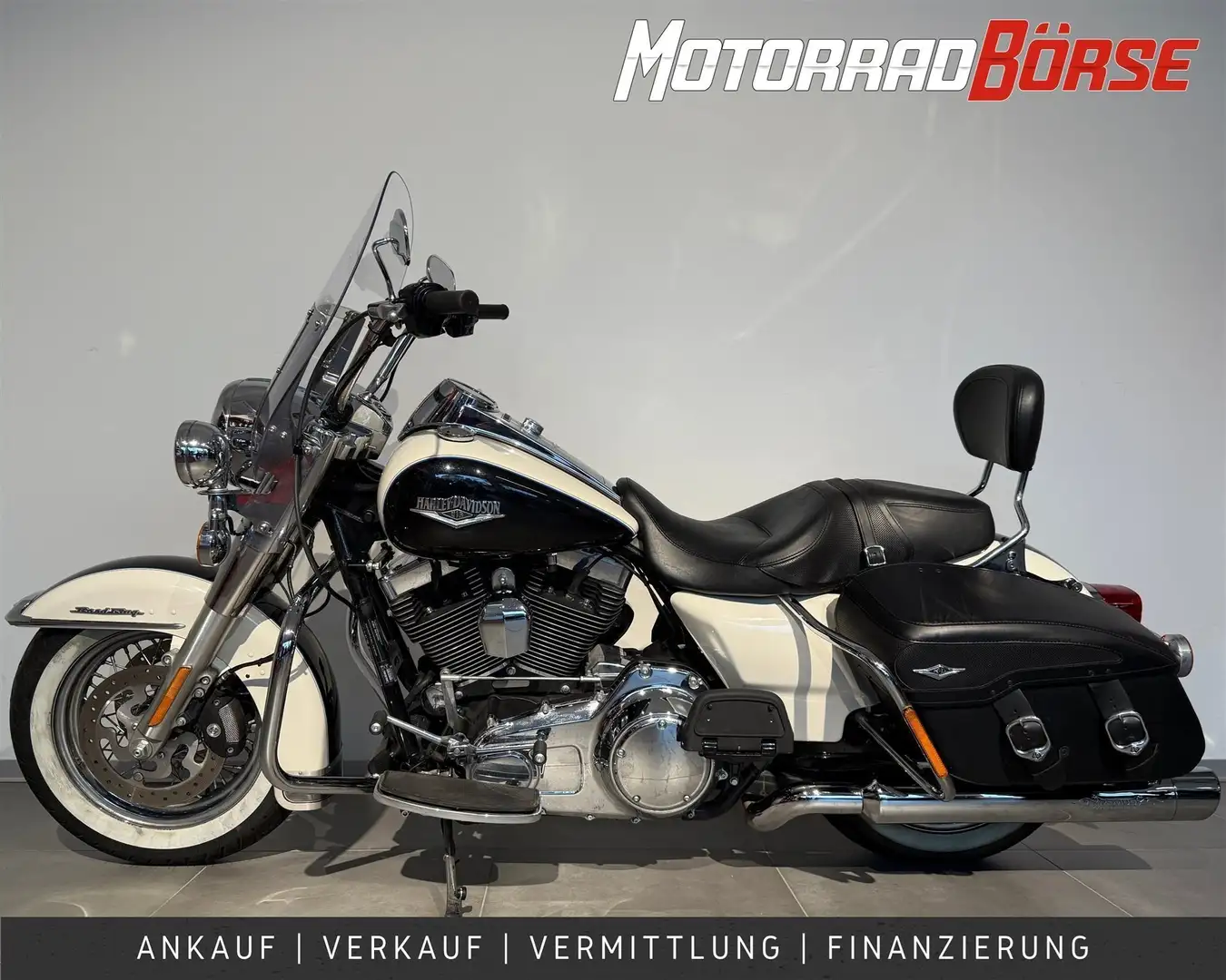 Harley-Davidson Road King Teilzahlung ab 190 Euro monatlich Weiß - 2