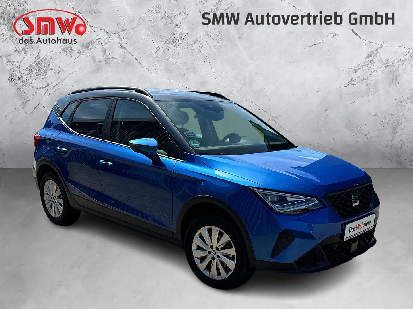 SEAT Arona 1.0TSI DSG 110PS VOLL-LED Blauw - 1
