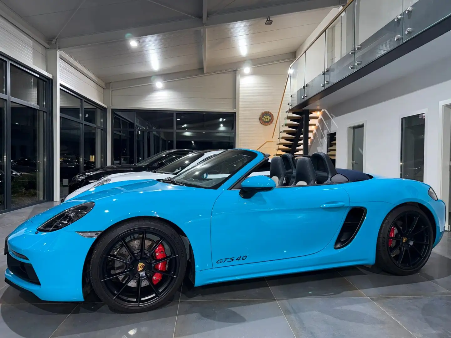 Porsche Boxster 718 Boxster 4.0 GTS/PDK/Chrono/Matrix/14-Wege Kék - 2