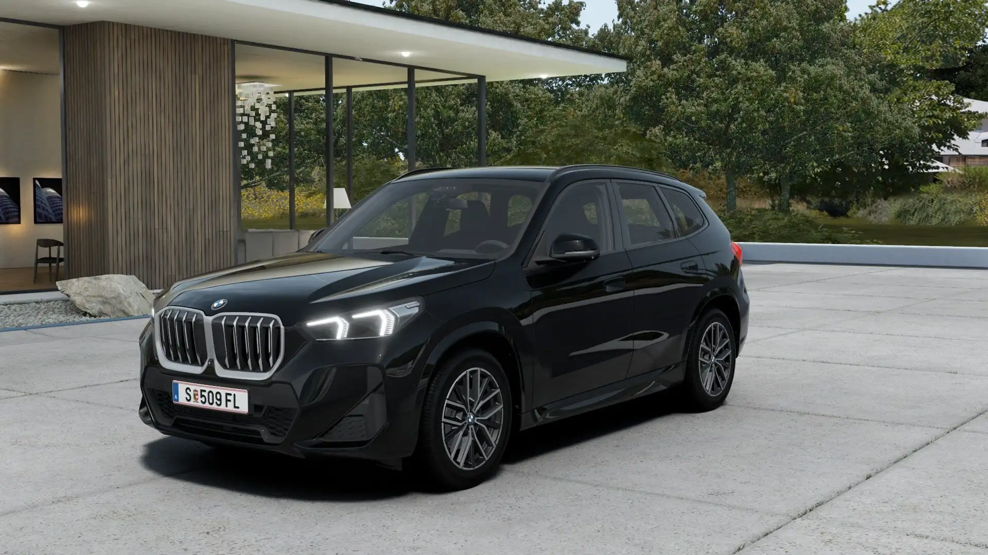 BMW X1 xDrive20d U11 B47 Schwarz - 1