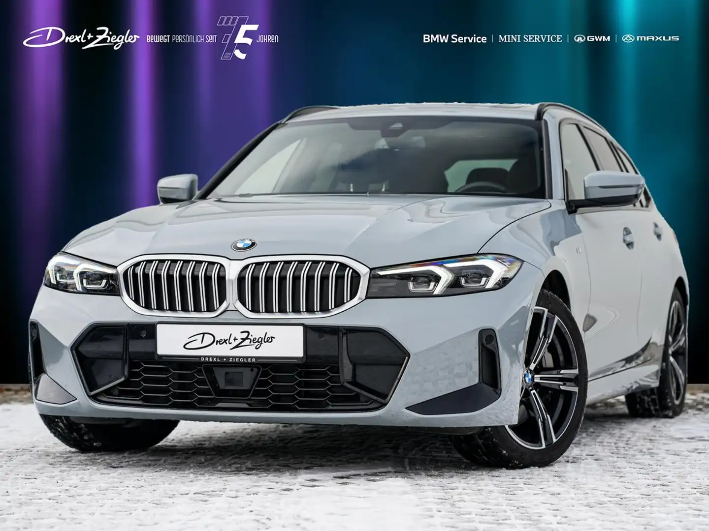 BMW 330 d xDrive M-Sport Touring AHK PANO ACC RFK DAB Grau - 1