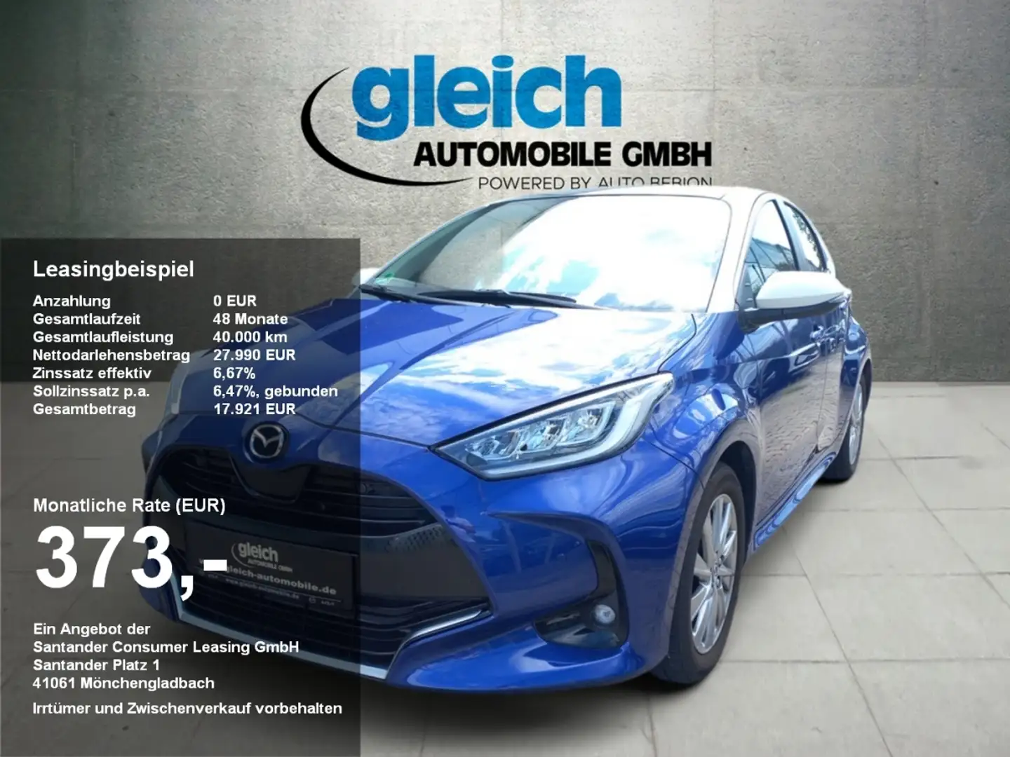 Mazda 2 Hybrid 1.5L VVT-i 116 PS AT FWD Blau - 1