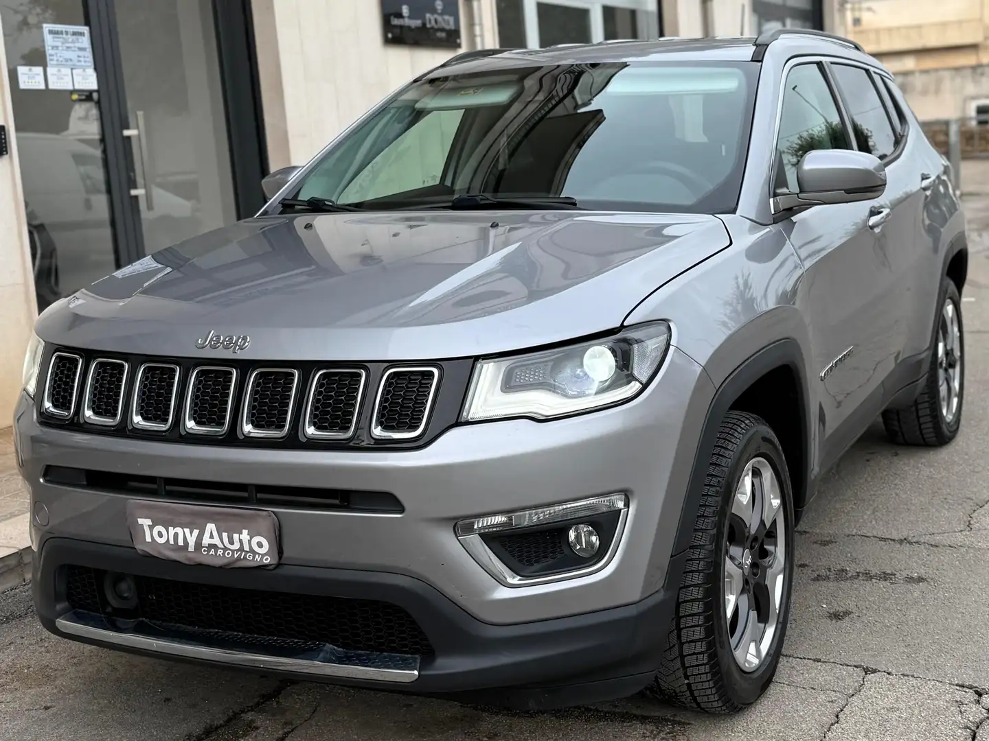 Jeep Compass 2.0mjt Limited 4wd 140cv auto NAVI FULL LED,PELLE Argento - 2