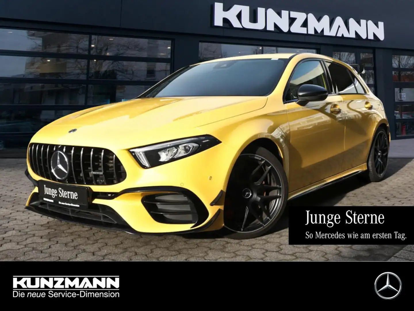 Mercedes-Benz A 45 AMG S 4M+  Night Multikontursitze Memory Geel - 1