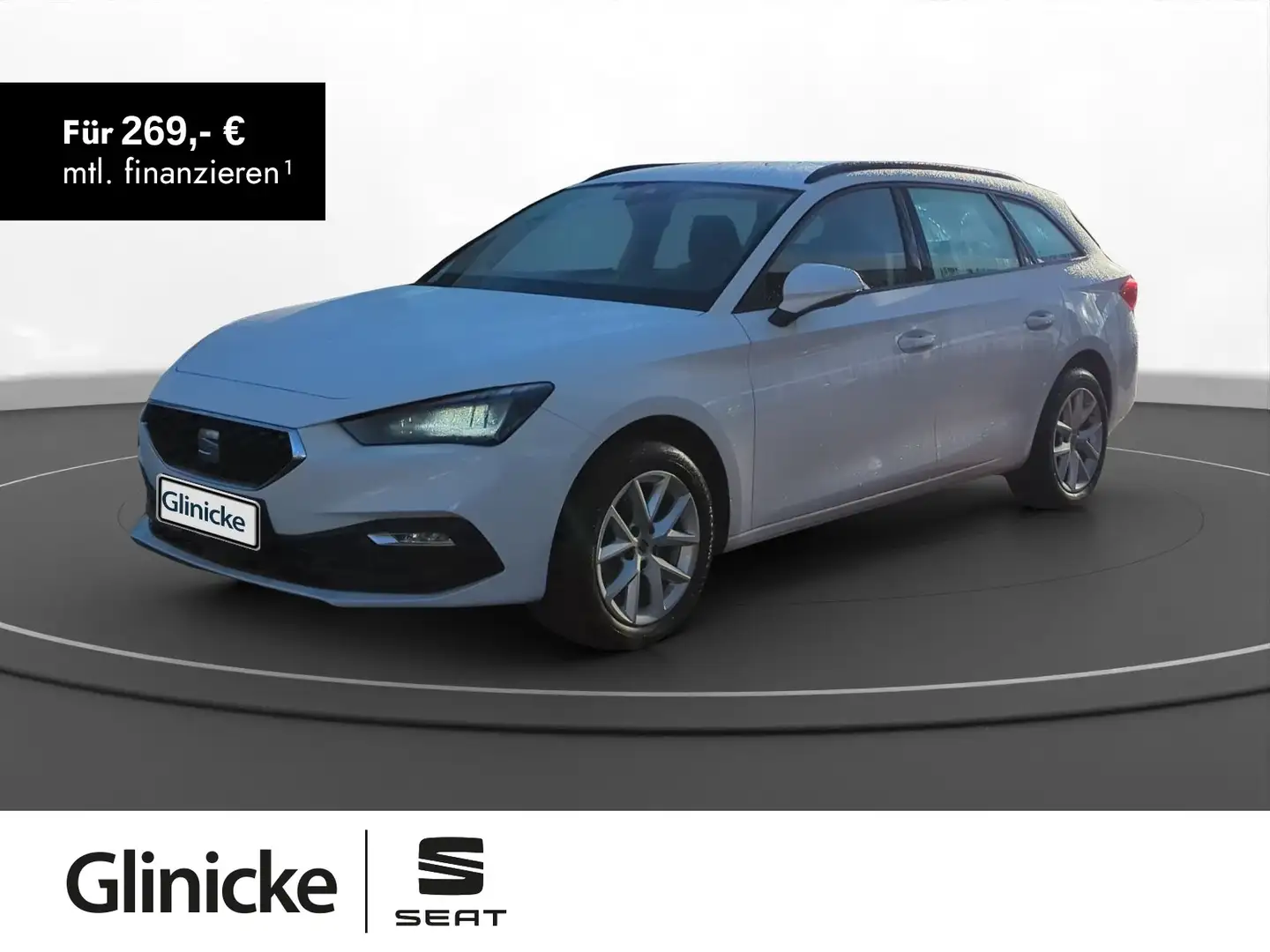 SEAT Leon 2.0 TDI ST Style AHK LED SiHz DSG Weiß - 1