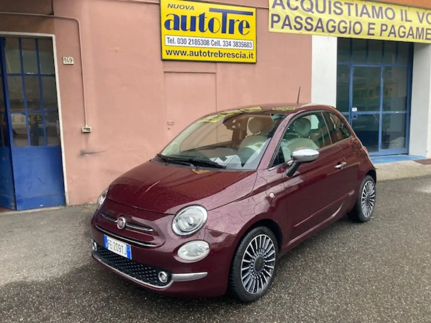 Fiat 500 1.2 Lounge Rood - 1