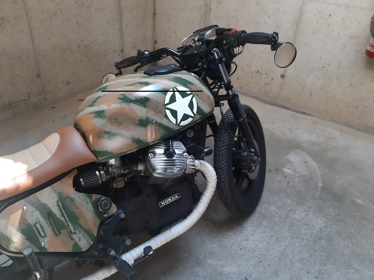 Honda CX 500 Cafè Race Verde - 2