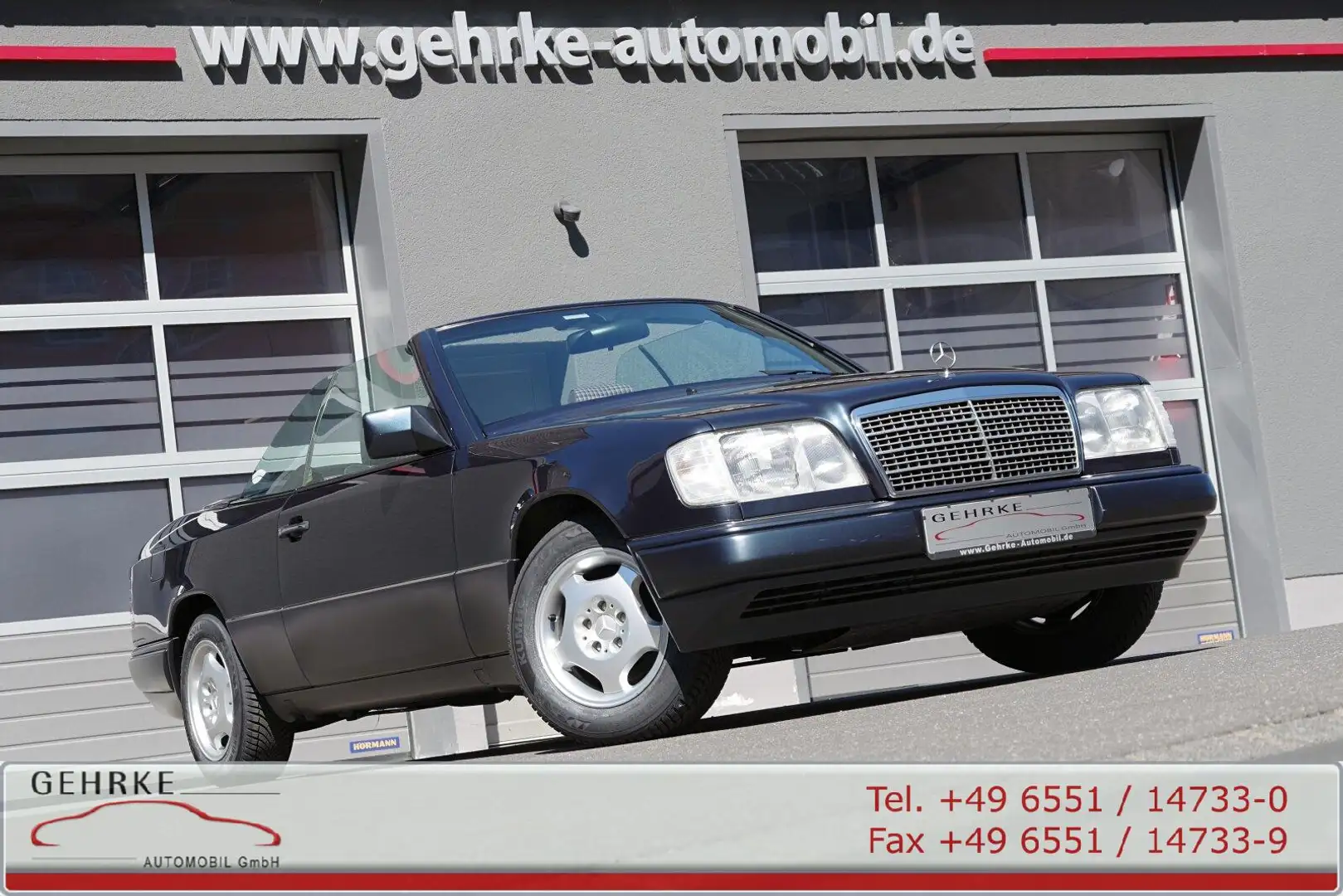 Mercedes-Benz E 200 E 200 Cabrio*W124,Automatic,Sitzheizung,Tempomat Negro - 1