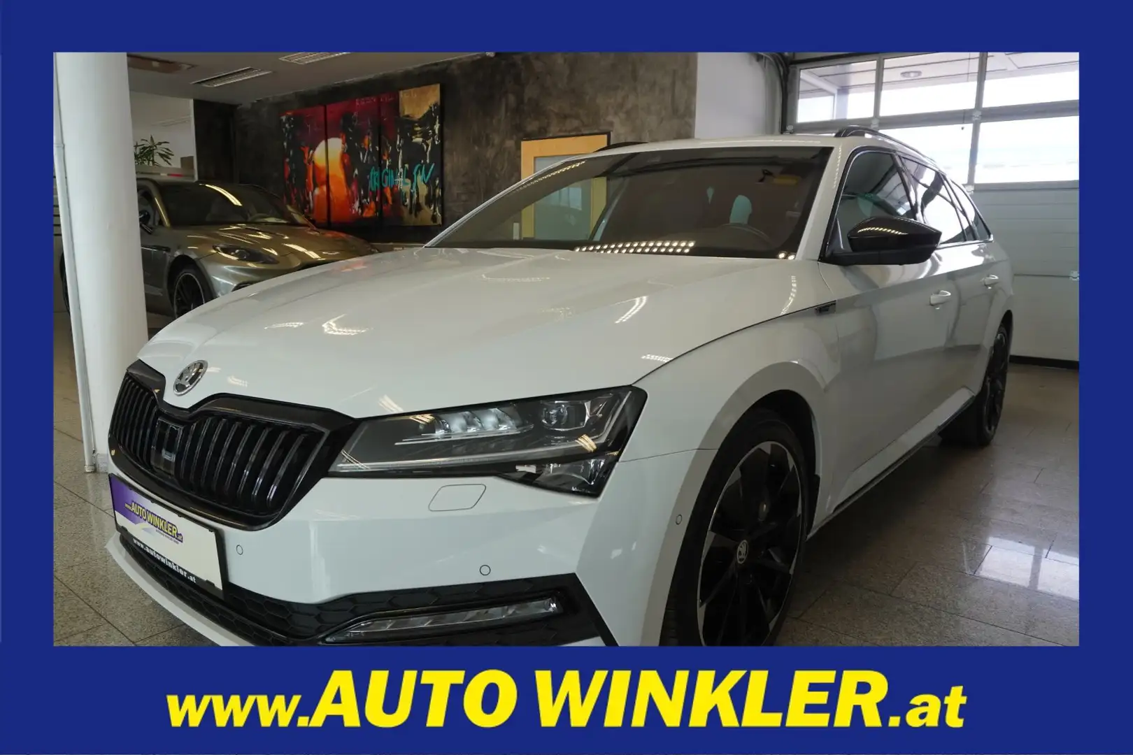 Skoda Superb 2.0 TDI SportLine 4x4 Virtual/Navi/LED/Sportpaket Weiß - 1