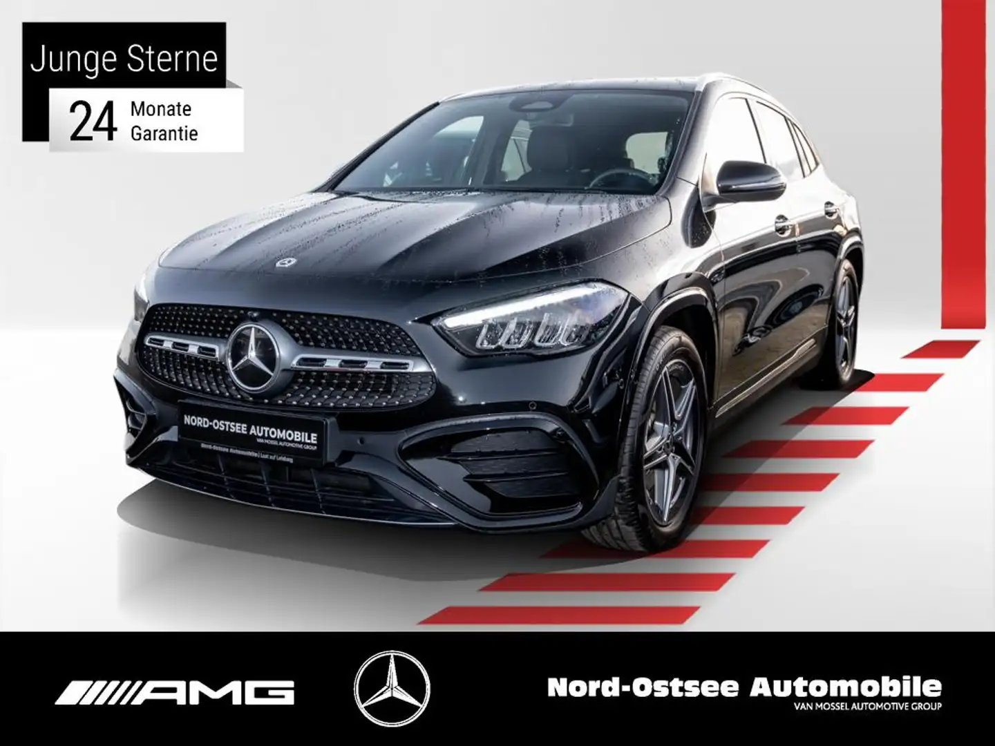 Mercedes-Benz GLA 200 d AMG AHK SHZ MBUX KEYLESS-GO Schwarz - 1