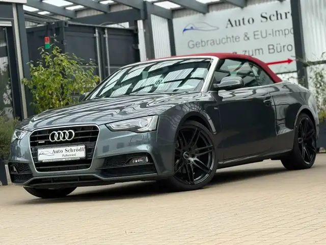 Audi Cabriolet A5 3.0 TDI quattro S tronic S line, AHK, Adaptives Fahrwerk, Adaptive Light, Kopfraumheizung, Sound, Alcantara