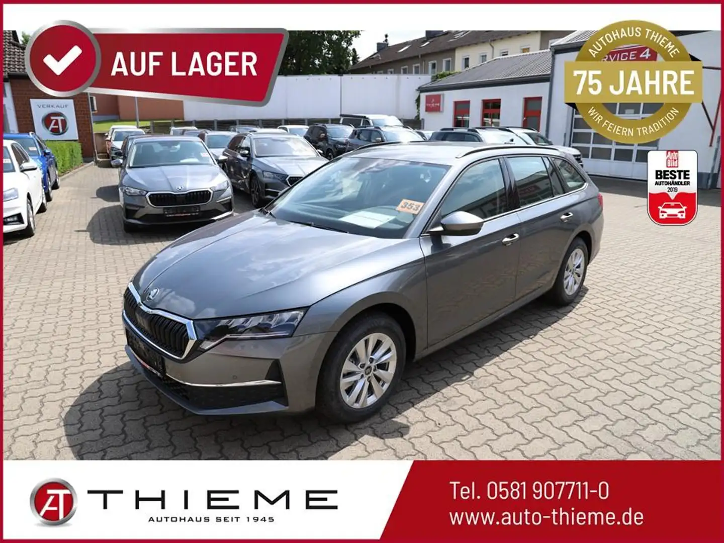 Skoda Octavia Combi Selection 150PS eTSI DSG - AHK/Kamera/SHZ... Grau - 1