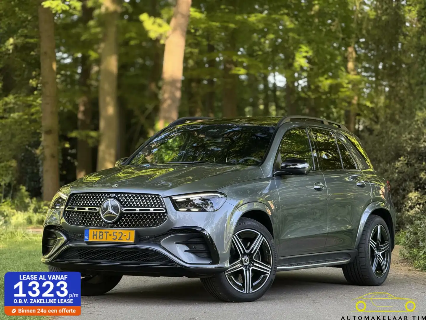 Mercedes-Benz GLE 400 e 4MATIC AMG Line Pr. PLus / Night Grijs - 1