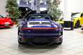 Porsche 911 992 CARRERA 4S CABRIO|ASSE POST STERZ|CHRONO|PELLE Blauw - thumbnail 6