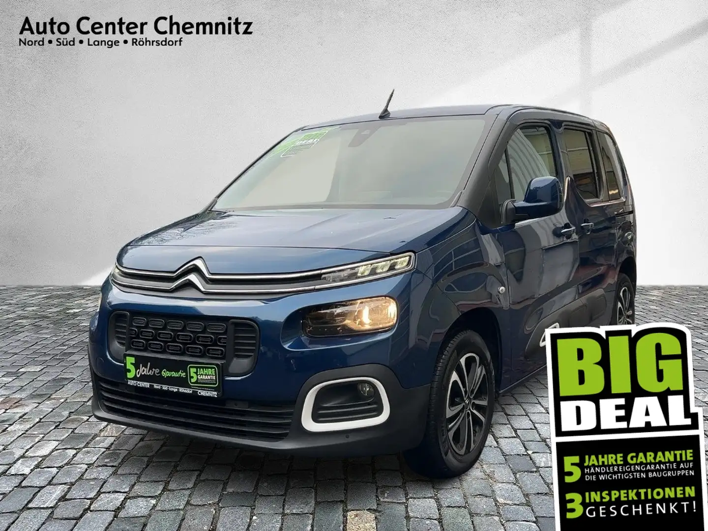 Citroen Berlingo 1.2 PureTech 110 Feel M KlimaASHZ/PDC Blau - 1