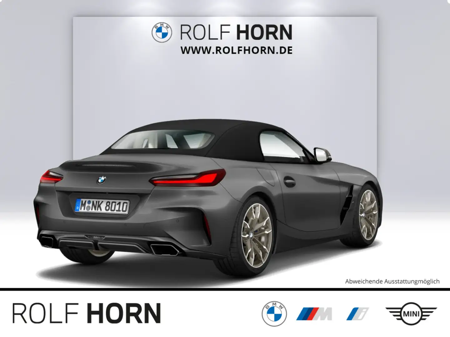 BMW Z4 M40i Cabrio Navi h/k HeadUp adLED 19" ACC RFK Grau - 2