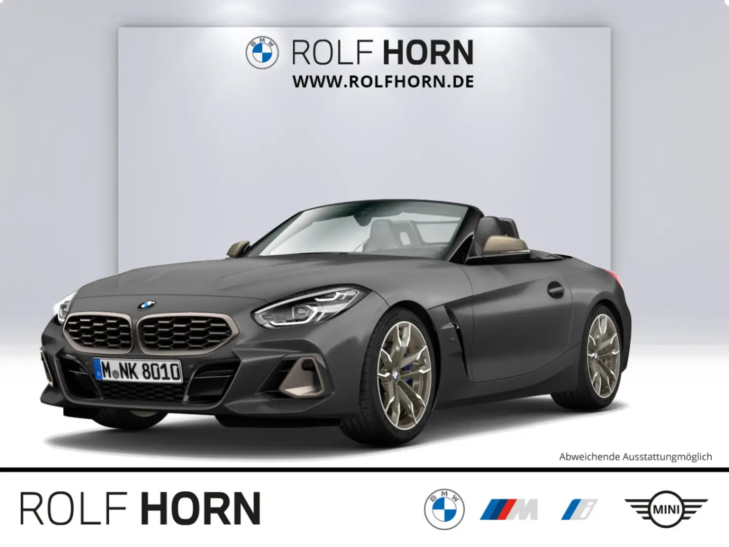 BMW Z4 M40i Cabrio Navi h/k HeadUp adLED 19" ACC RFK Grau - 1