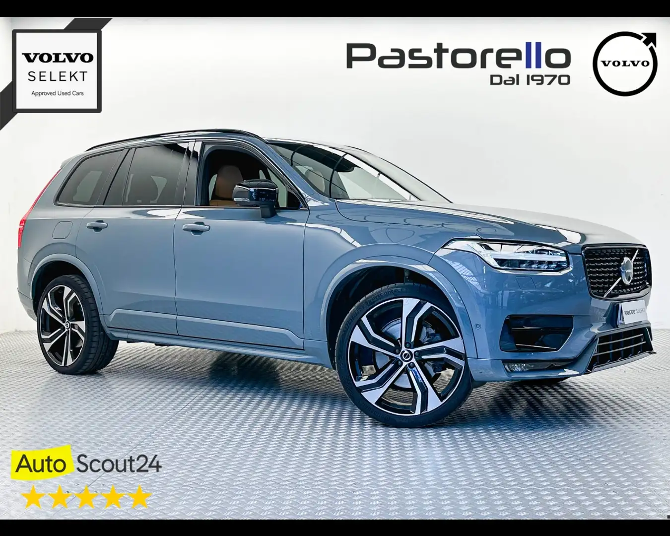 Volvo XC90 B5 (d) AWD automatico 7 posti Plus Dark Argent - 1