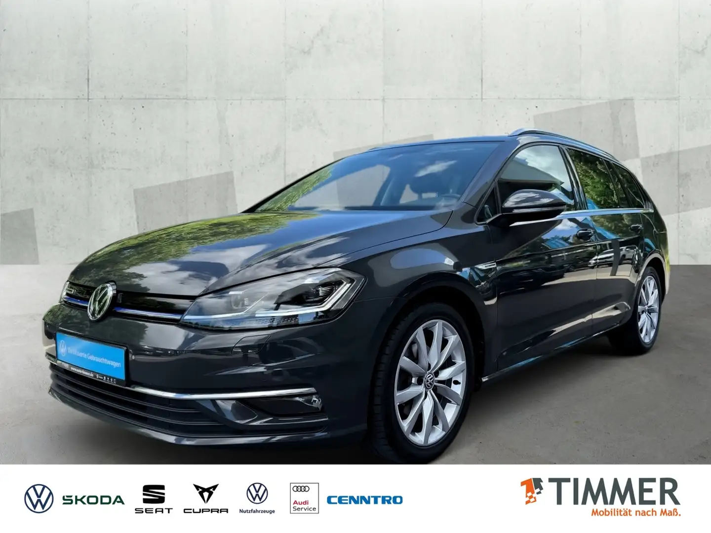 Volkswagen Golf Variant VII Variant 1.5 TSI HIGHLINE *LED *NAVI *SHZ *ALU Grijs - 1