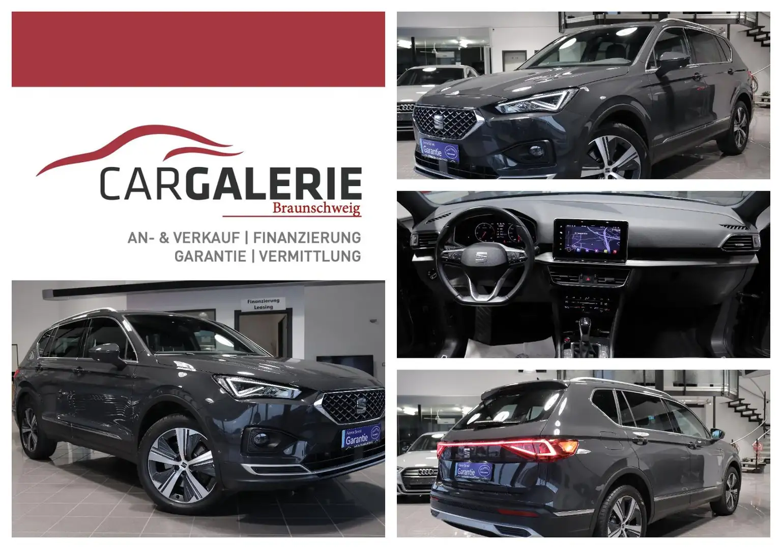 SEAT Tarraco 2.0 TDI Xcellence 4Drive*7-SITZER*AHK* Gris - 1