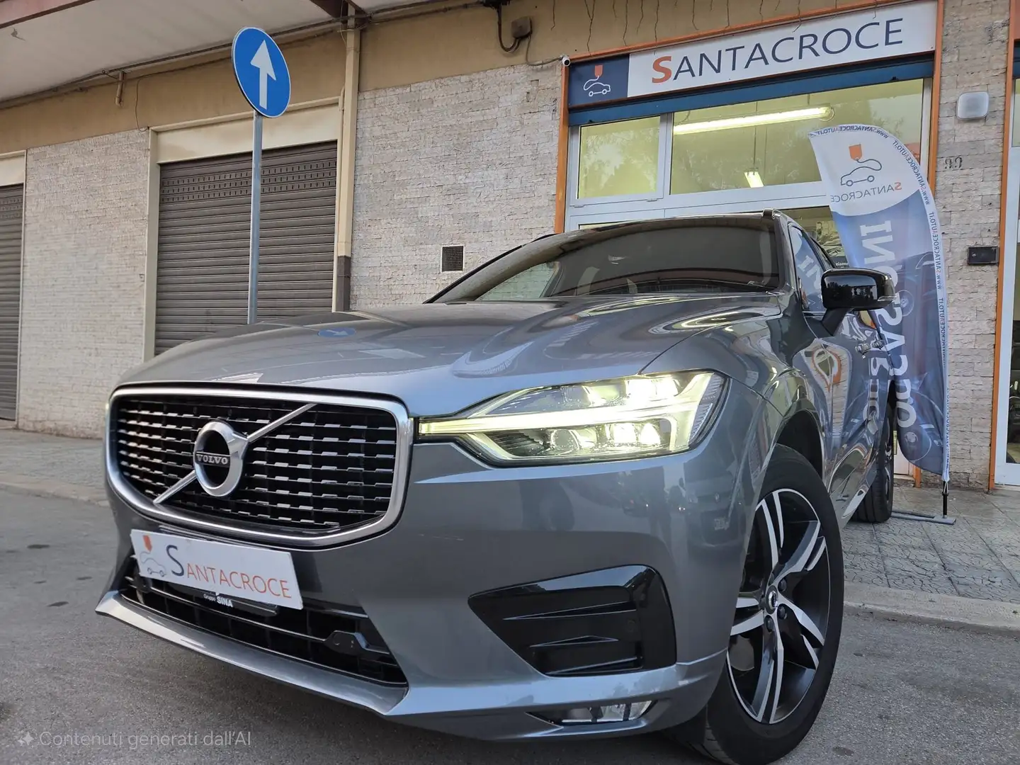 Volvo XC60 XC60 2.0 b4 R-design awd auto UNICO PROPRIETARIO Grigio - 1
